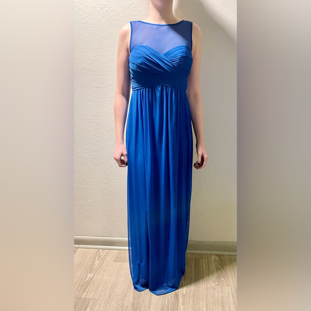 David’s Bridal Royal Blue Dress/Evening Gown, Bridesmaid, Prom